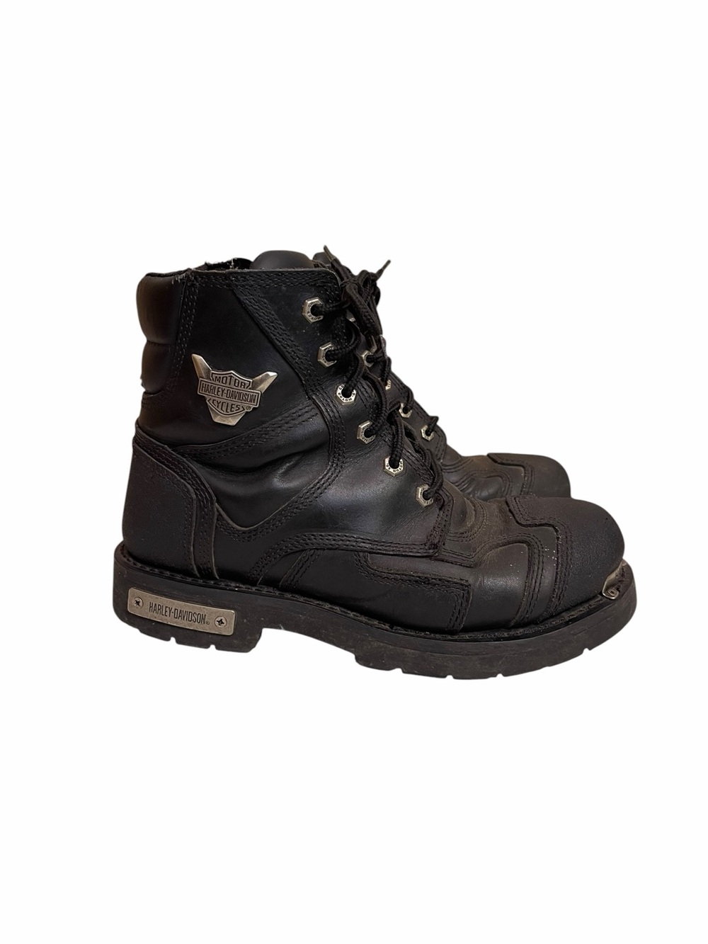 Harley Davidson Men’s Stealth Black Motorcycle Riding Boots Size 9